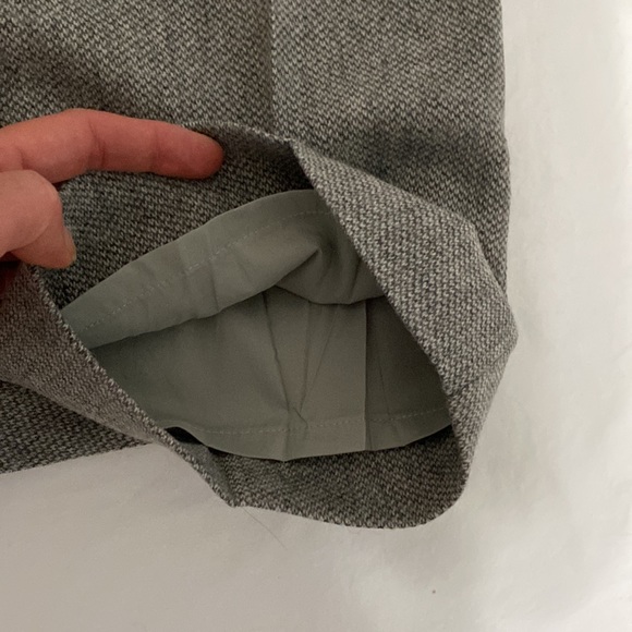 Banana Republic Wool blend Warm Lined Straight Leg trouser Soft Gray - Picture 9 of 14